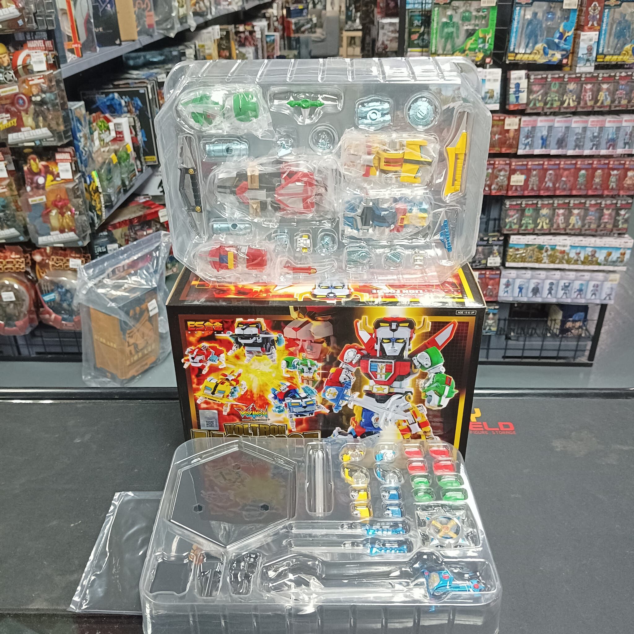 寄賣-Action Toys ES合金可動模型- 百獸王Voltron