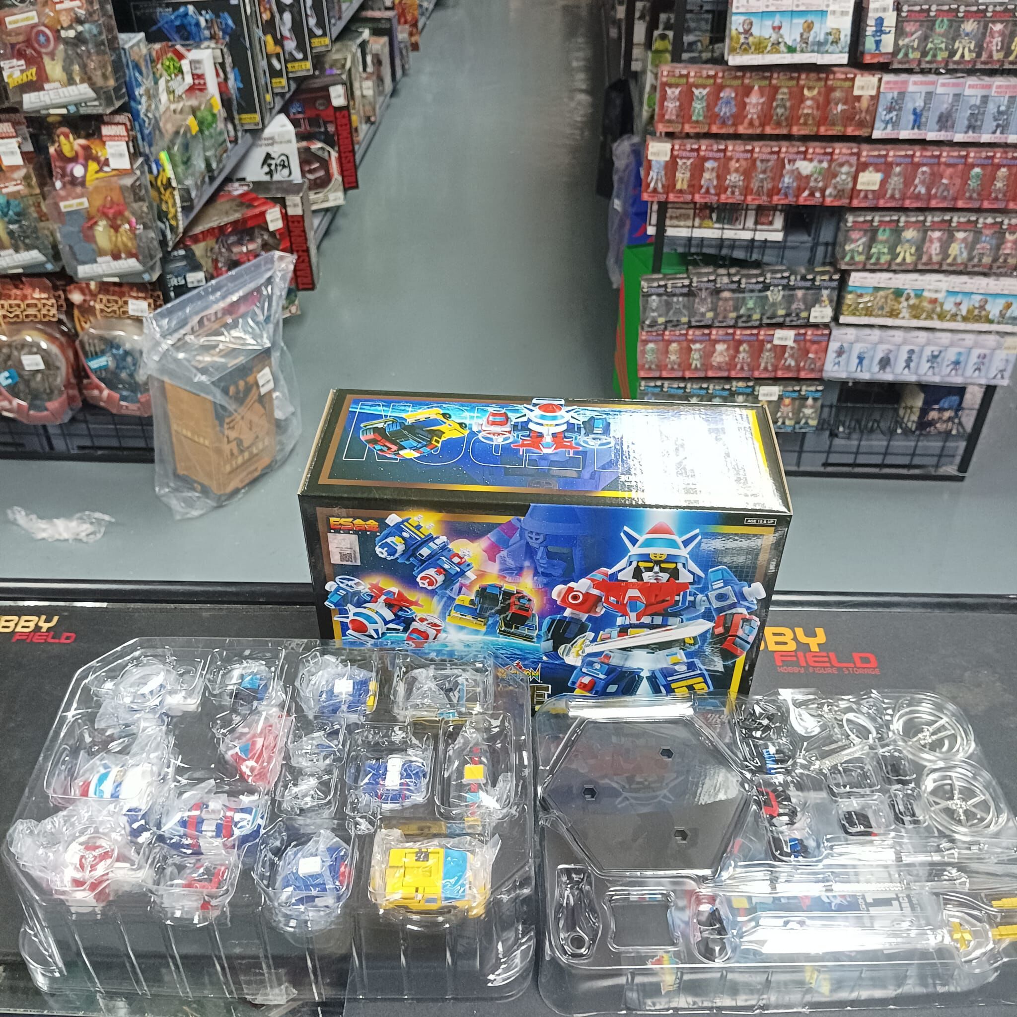 寄賣-ES合金 機甲艦隊 Voltron 十五機合體