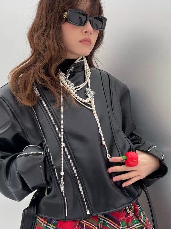 EMOSALAD 3D列印表情包亮鑽蘋果戒指