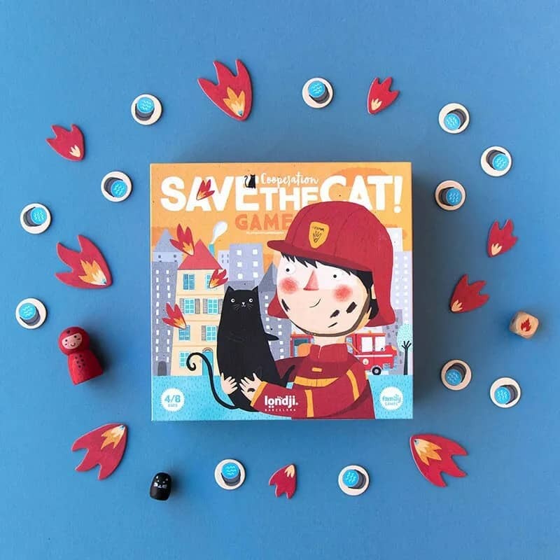 Londji搶救貓咪合作遊戲，秉持「創作需熱情、產品需誠信，需有豐富想像力及些許創新」的信念。