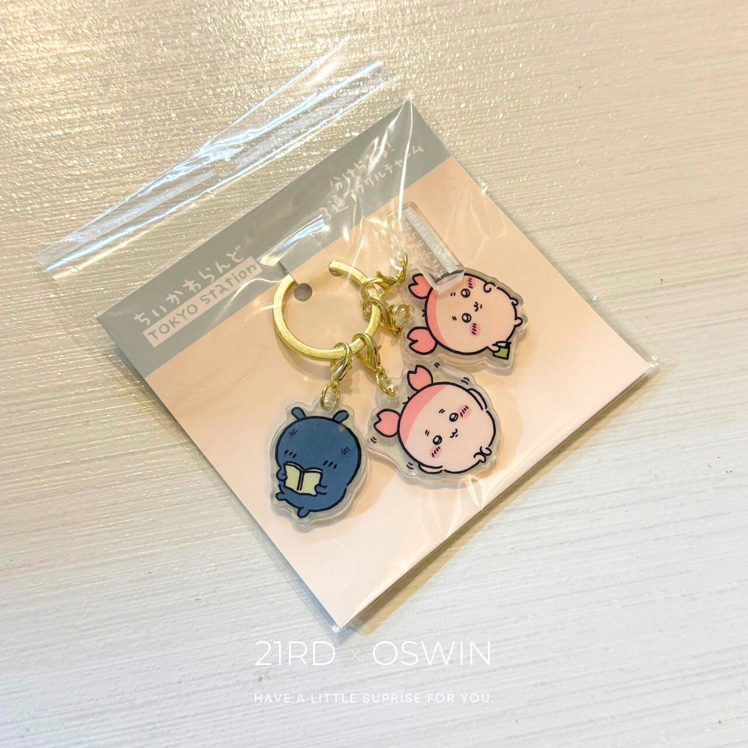 日本 吉伊卡哇 古本屋 壓克力鑰匙圈組