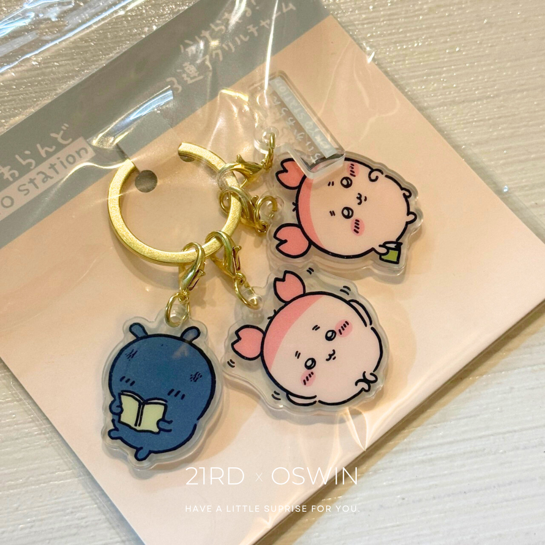 日本 吉伊卡哇 古本屋 壓克力鑰匙圈組