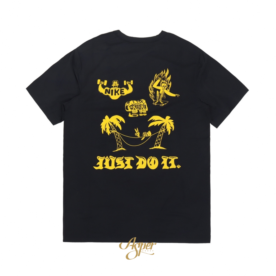 Nike AS M NK DF UV Hyverse SS 6M GX 黑黃 速乾 短袖 男款 FB6895-010