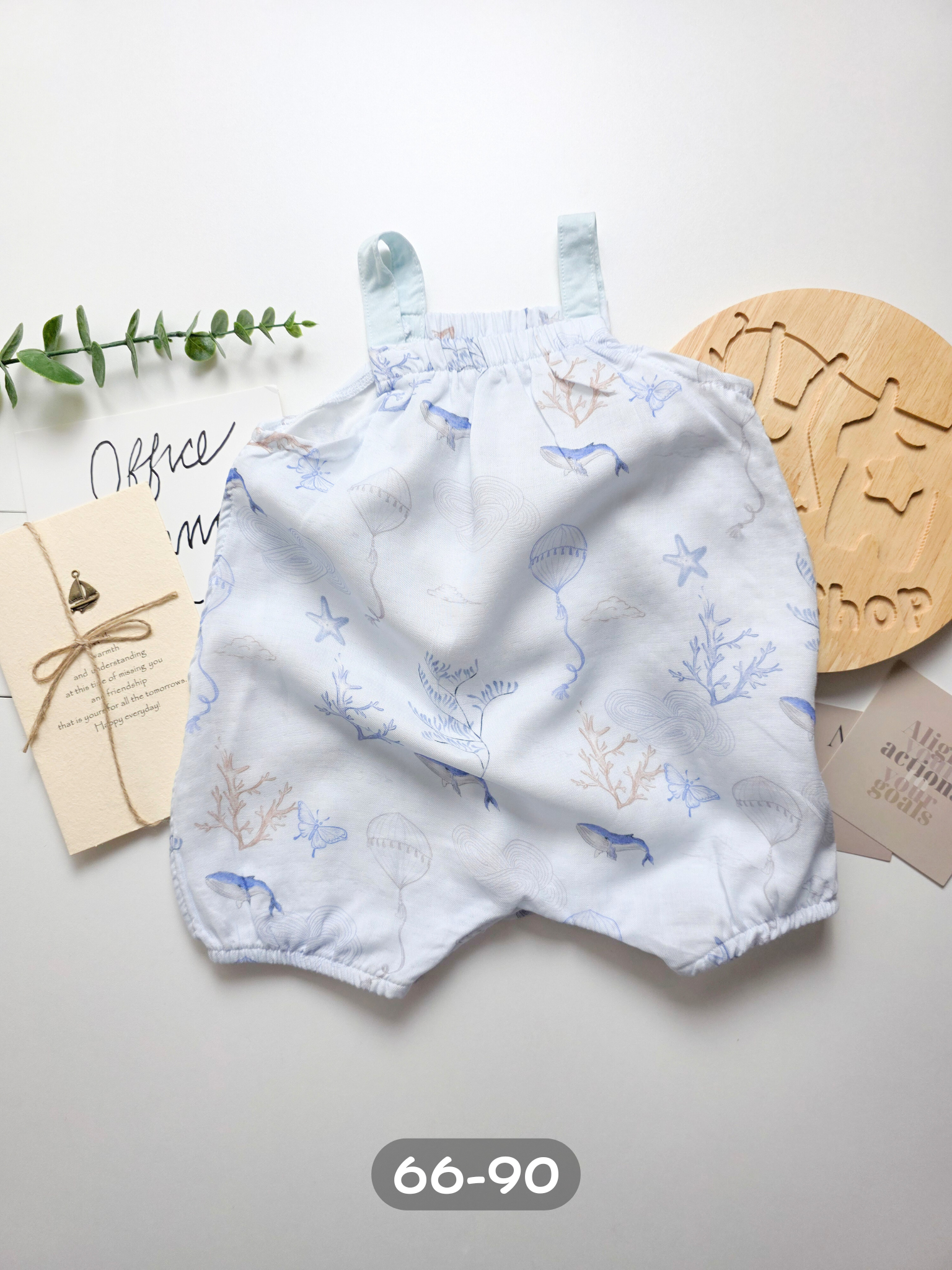 藍海日記  麻紗背心包屁衣