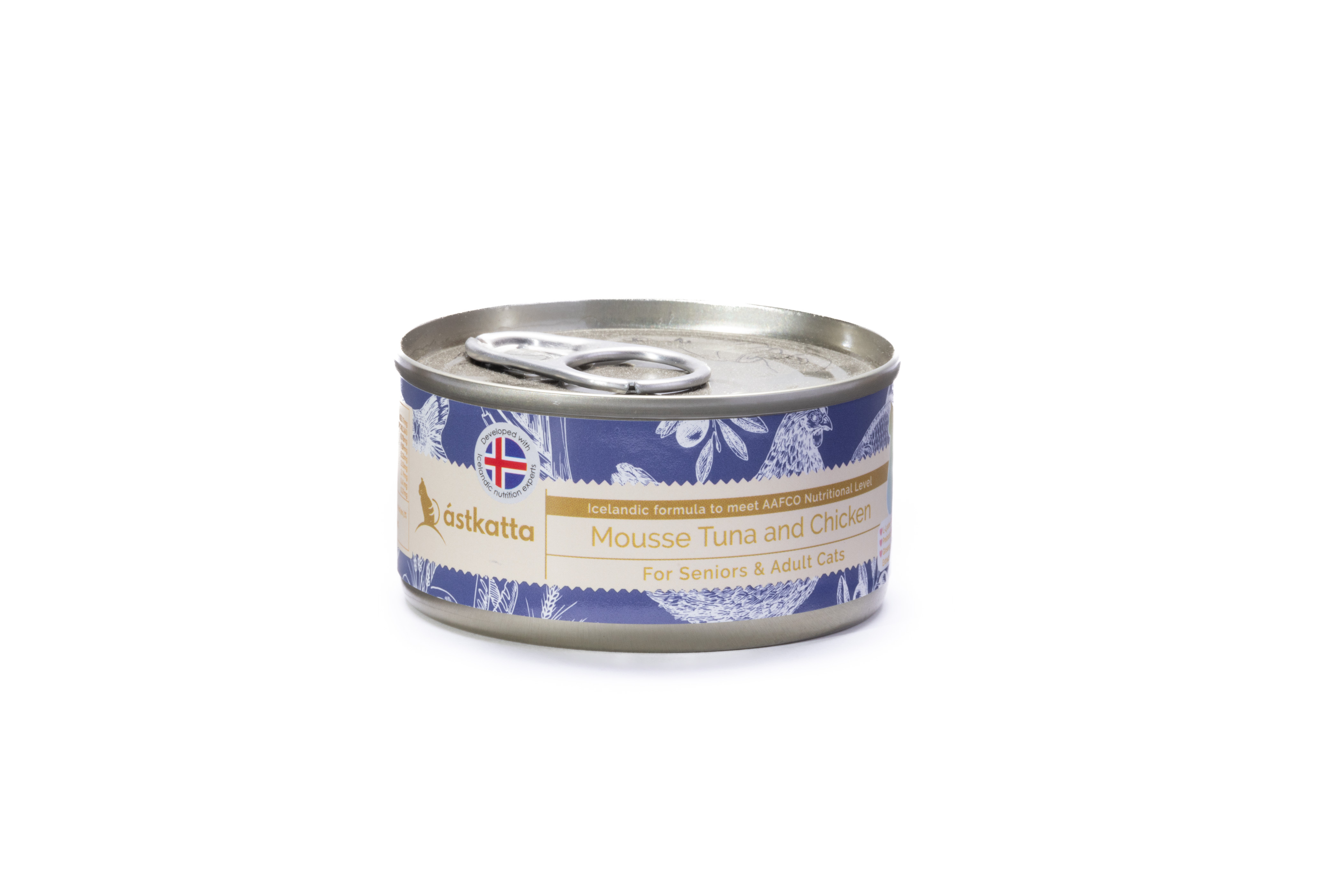 慕絲貓主食罐-吞拿魚+雞肉 (老貓+成貓) (80g)