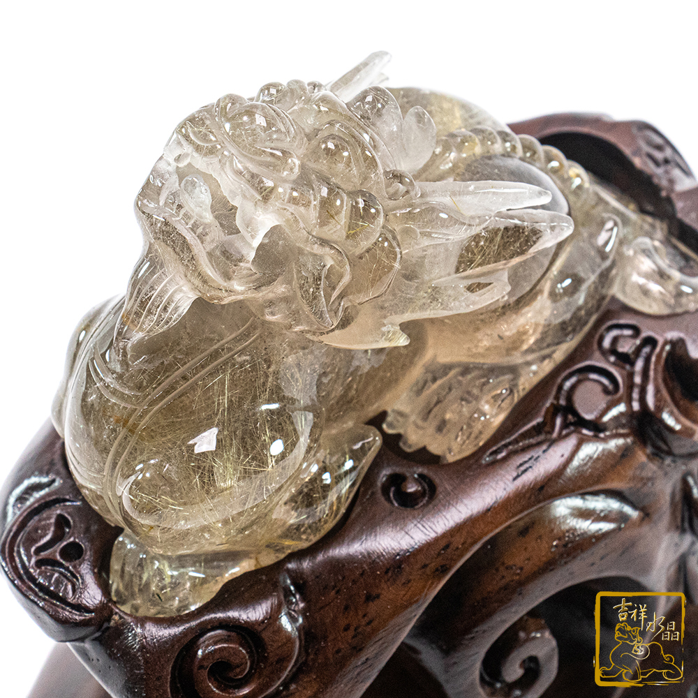 Rutilated Quartz Pixiu 172g