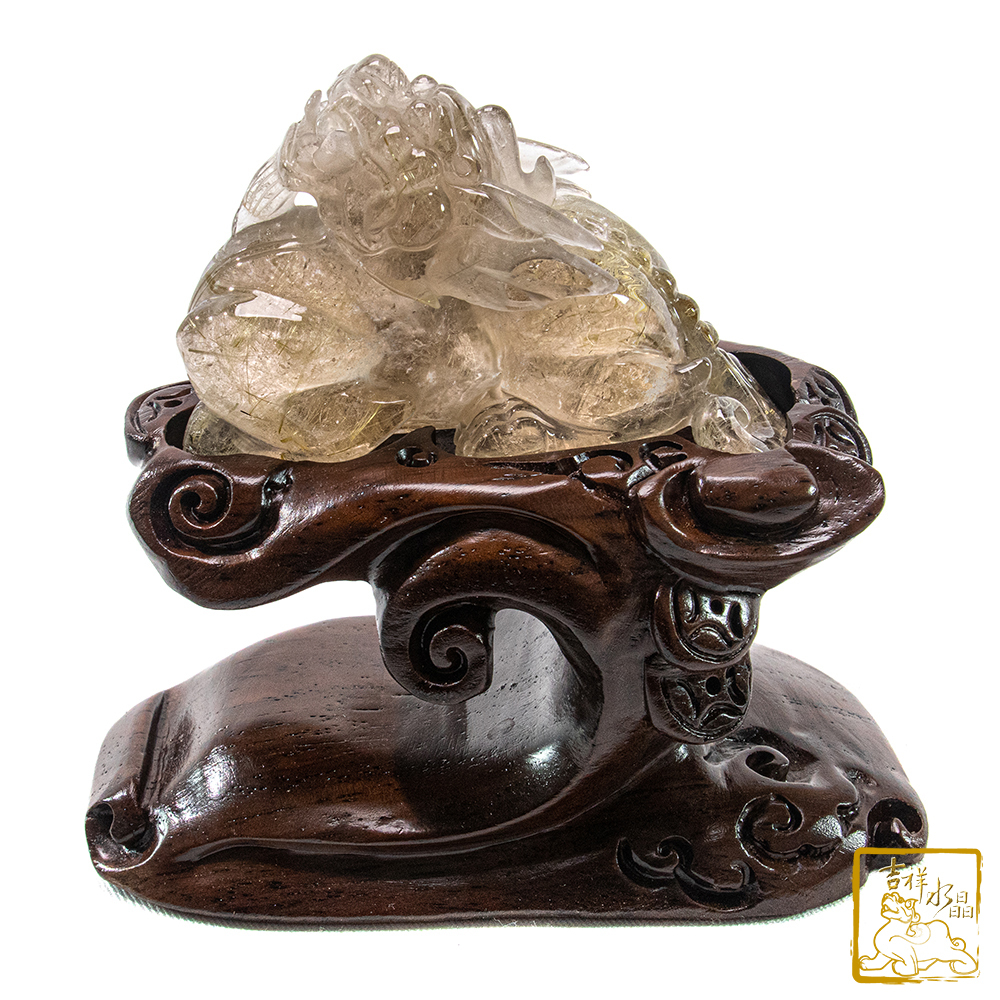 Rutilated Quartz Pixiu 172g