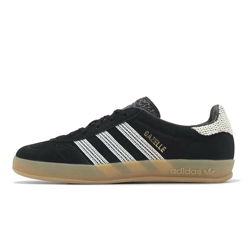 Adidas Gazelle Indoor W 女鞋 黑 膠底 德訓鞋 三葉草 JI2755