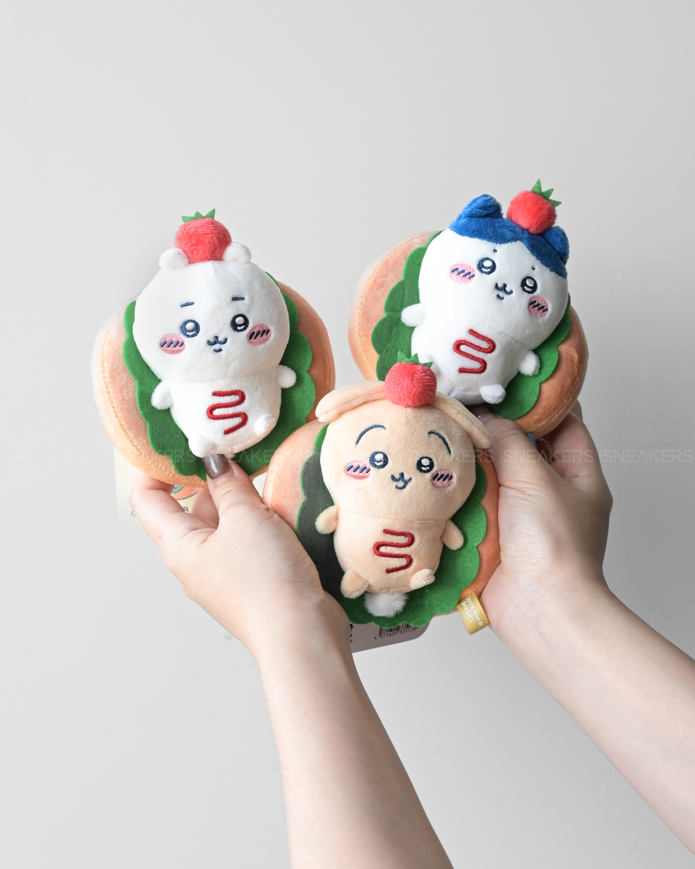 iSNEAKERS｜日本 Chiikawa 吉伊卡哇 麵包系列 三明治 吊飾 娃娃