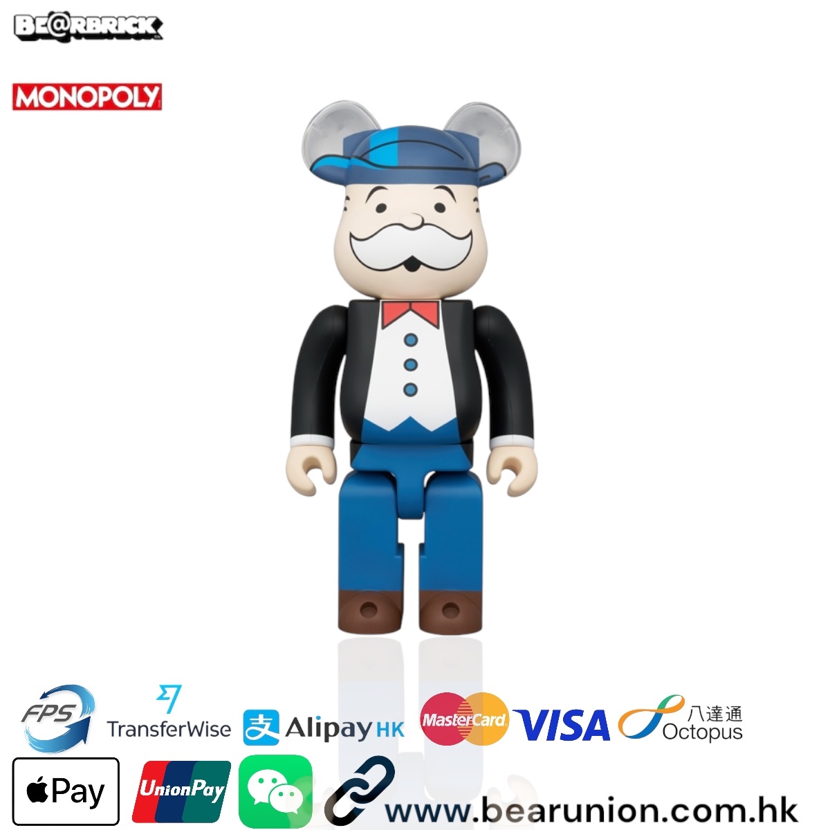 🎏預訂🎏Beabrick 400％ Mr.Monopoly