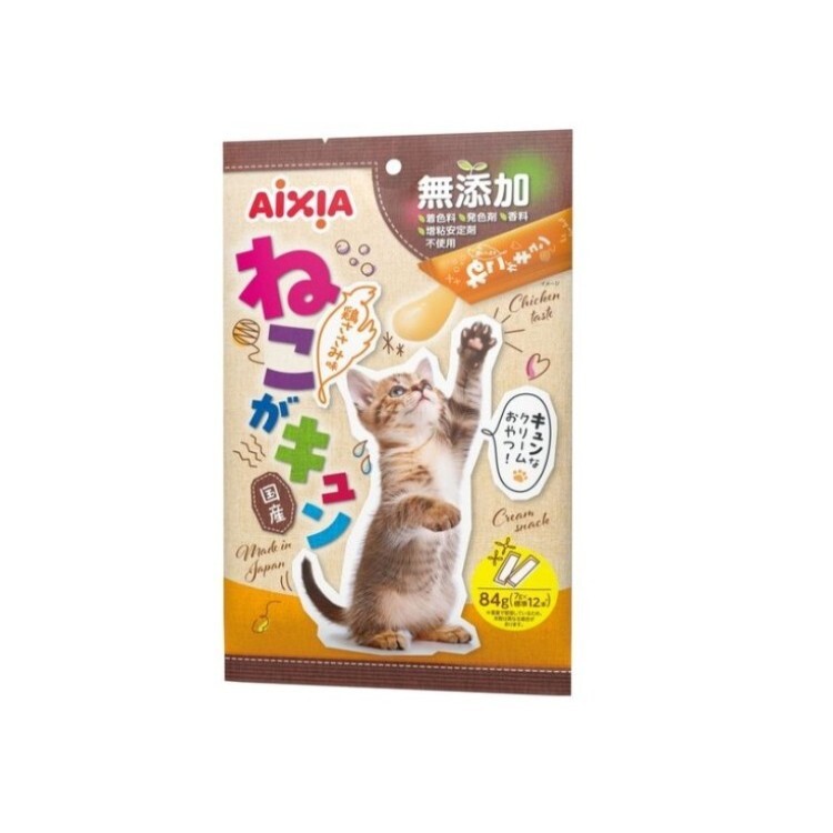 AIXIA 貓用 雞柳口味 肉醬零食 7g x 12本