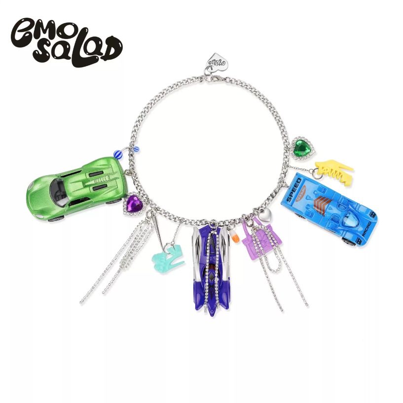 EMOSALAD 不規則汽車手工製作項鍊