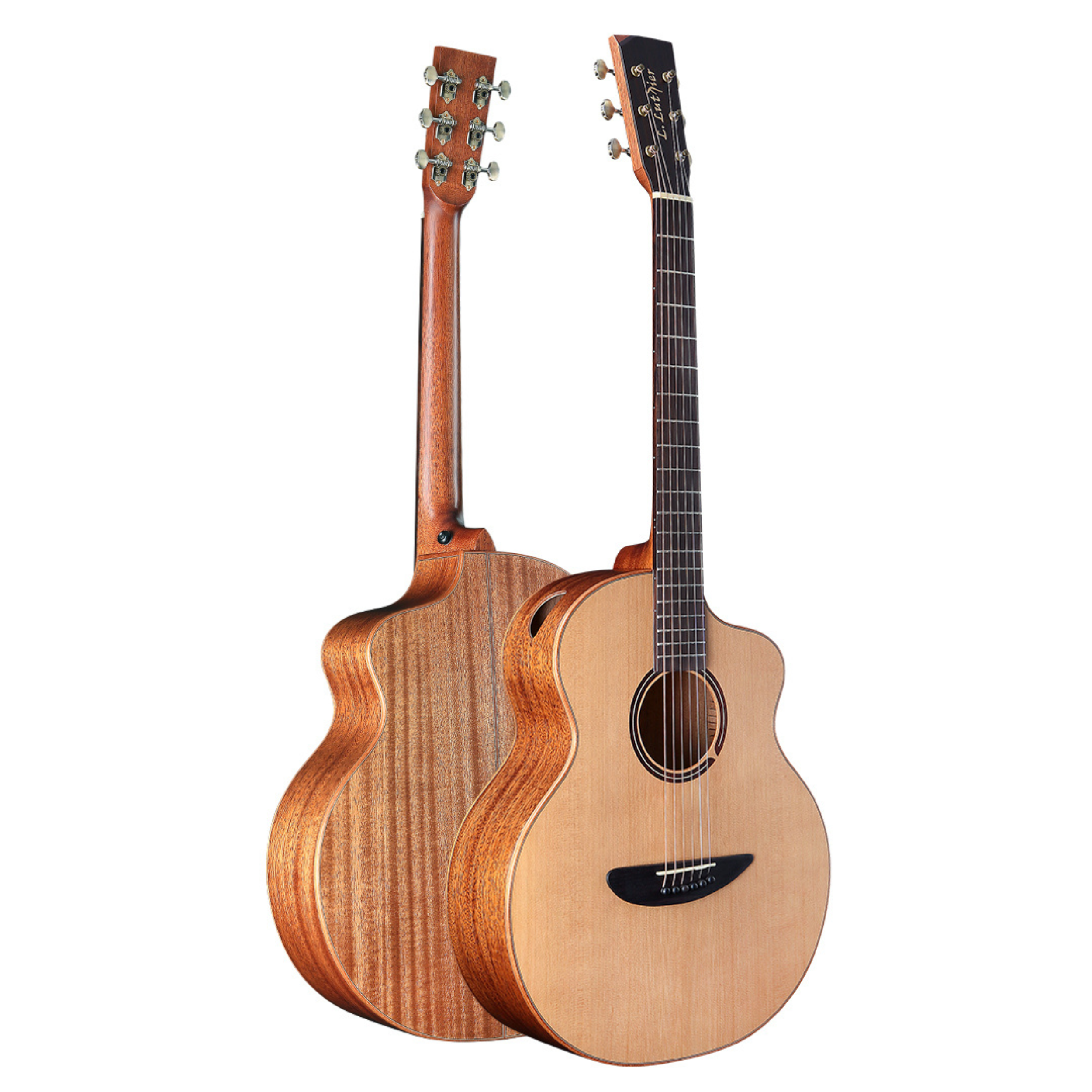 L.Luthier - Bayou light 38吋全實木吉他 桃花心木 側音孔 音色甜美 外觀簡約耐看