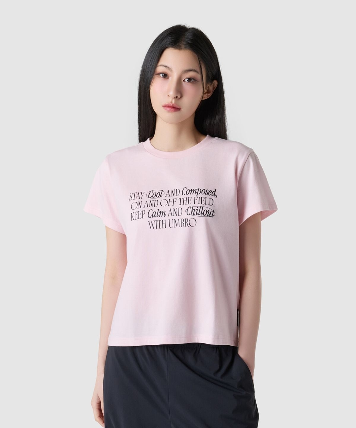 【代購】UMBRO Ice Duraron Cooling 女 多字體 文字 圖案 短袖 UQ222CRS63