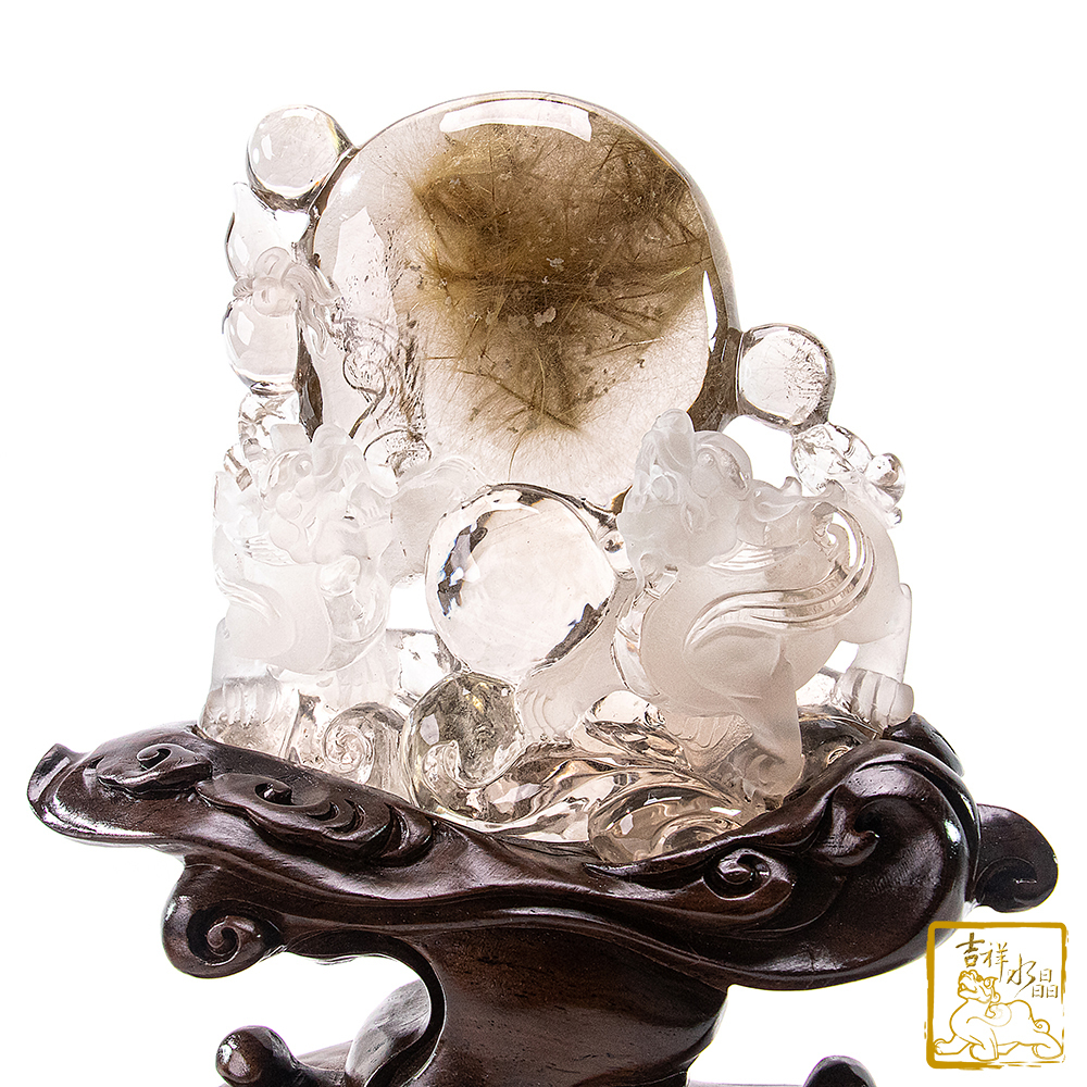 Rutilated Quartz Pixiu 947g
