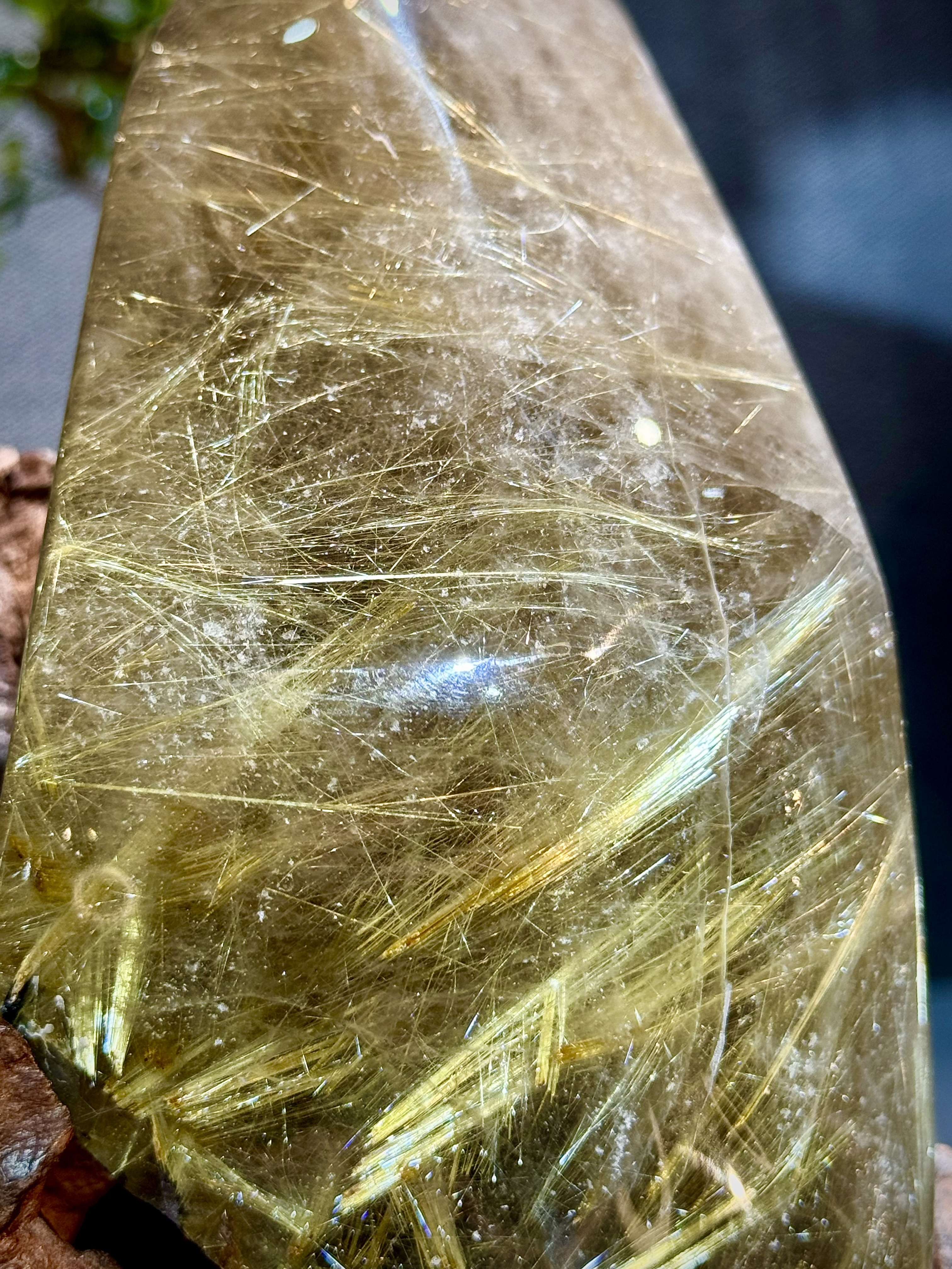 金鈦晶原石擺件 5800