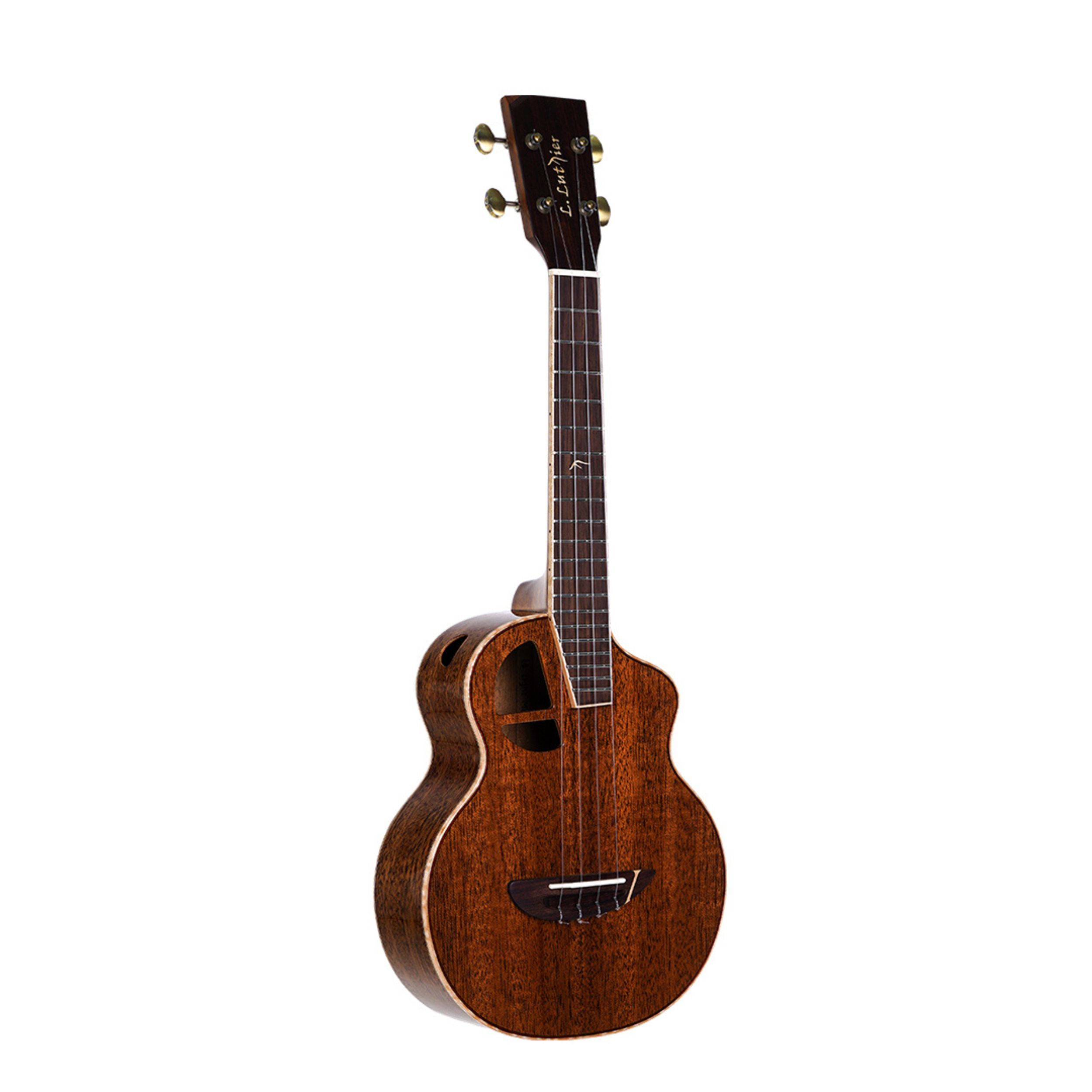 L.Luthier - Le Light Maho 23吋全單板烏克麗麗 可插電 表演款 側音孔 第 3 張圖片｜三峽烏克麗麗