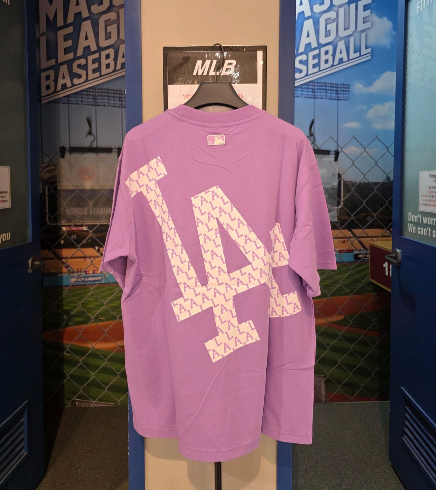 【現貨】MLB LL0625710 短袖上衣 (紫色)