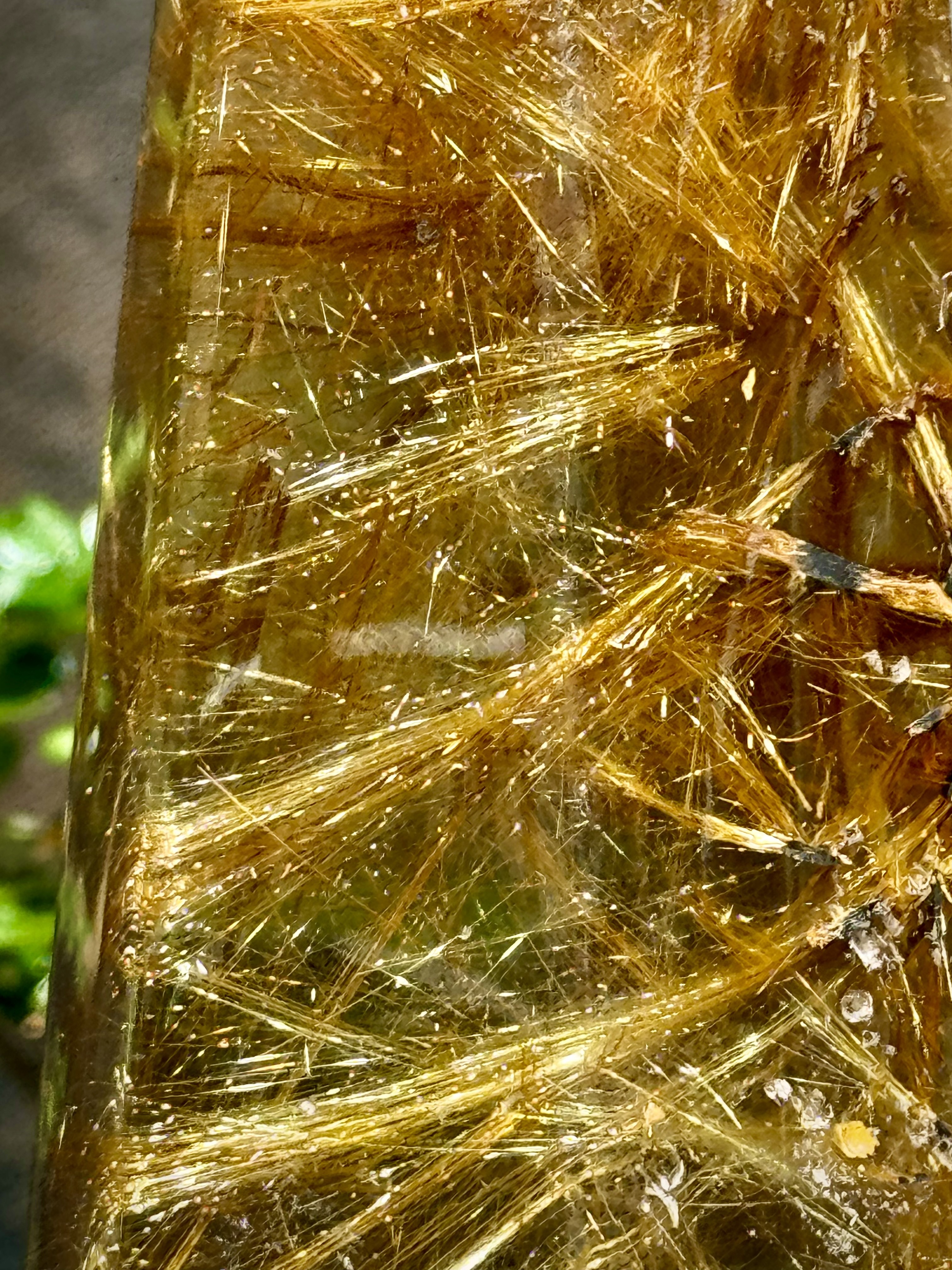 天花板金鈦晶柱擺件 5802