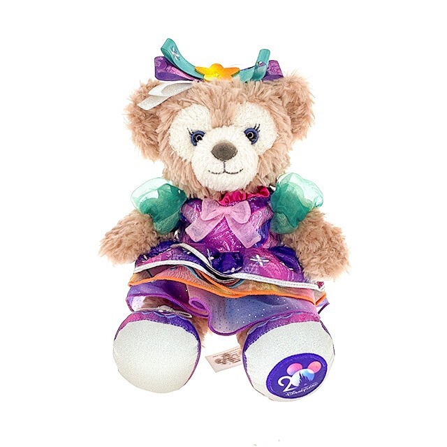 20周年奇妙派對 達菲Duffy與好友 雪莉玫 ShellieMay SS號 娃娃 玩偶 -香港迪士尼樂園