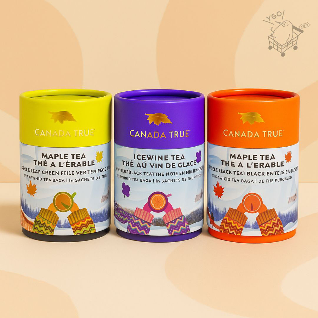 Canada True 三角茶包 楓糖紅茶 & 冰酒茶 & 楓糖綠茶 - 10入