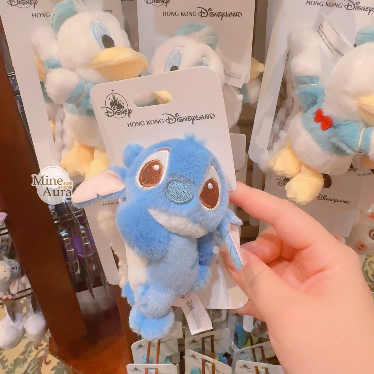 史迪奇 Stitch 造型 絨毛 髮夾 髮抓 鯊魚夾 星際寶貝 Lilo & Stitch -香港迪士尼樂園