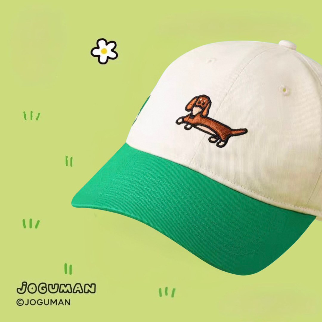 韓國 JOGUMAN WOODY 刺繡棒球帽