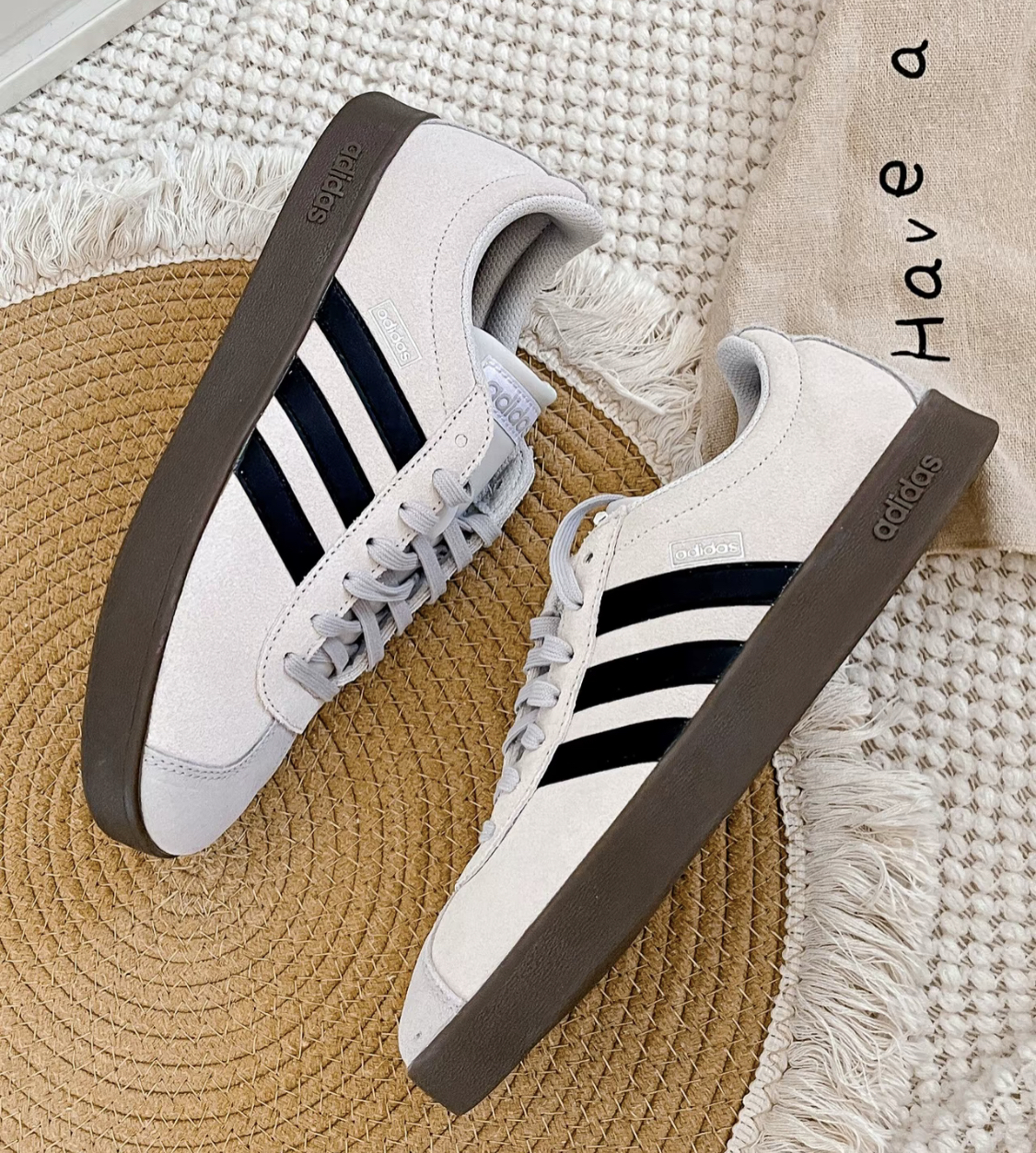 【APAIR】預購 ADIDAS VL COURT 2.0 SAMBA平替款 灰黑 焦糖底 JR2560