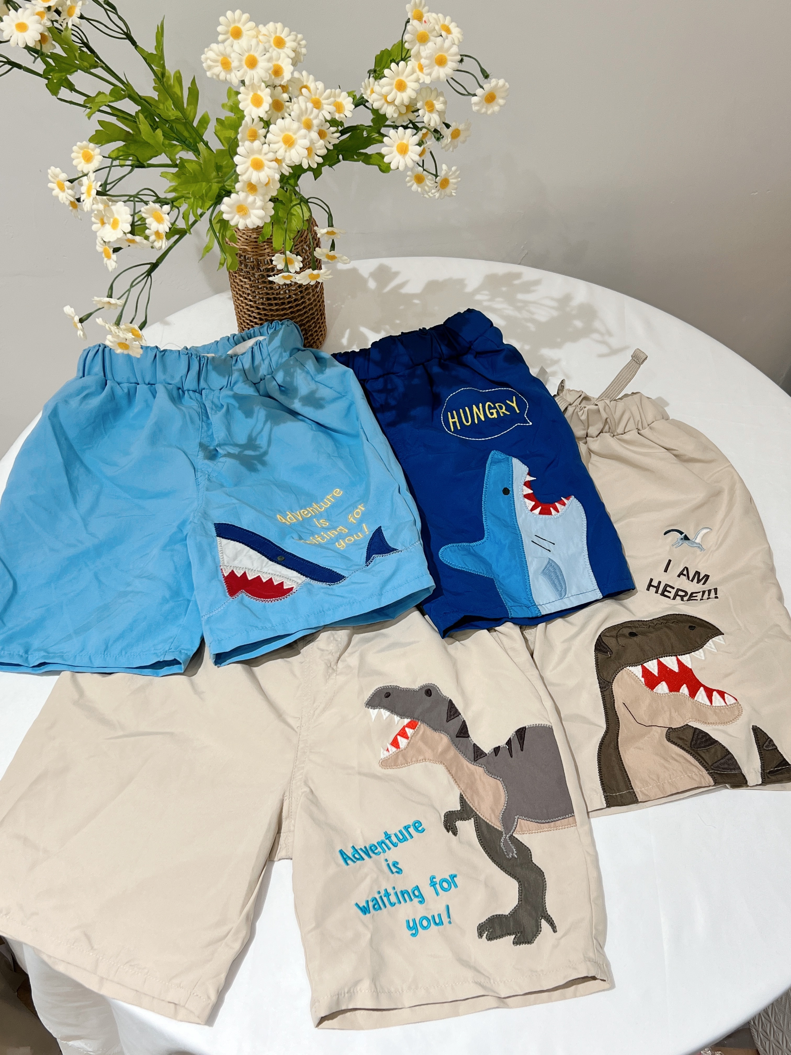 𝐉𝐮𝐨 恐龍/鯊魚泳褲