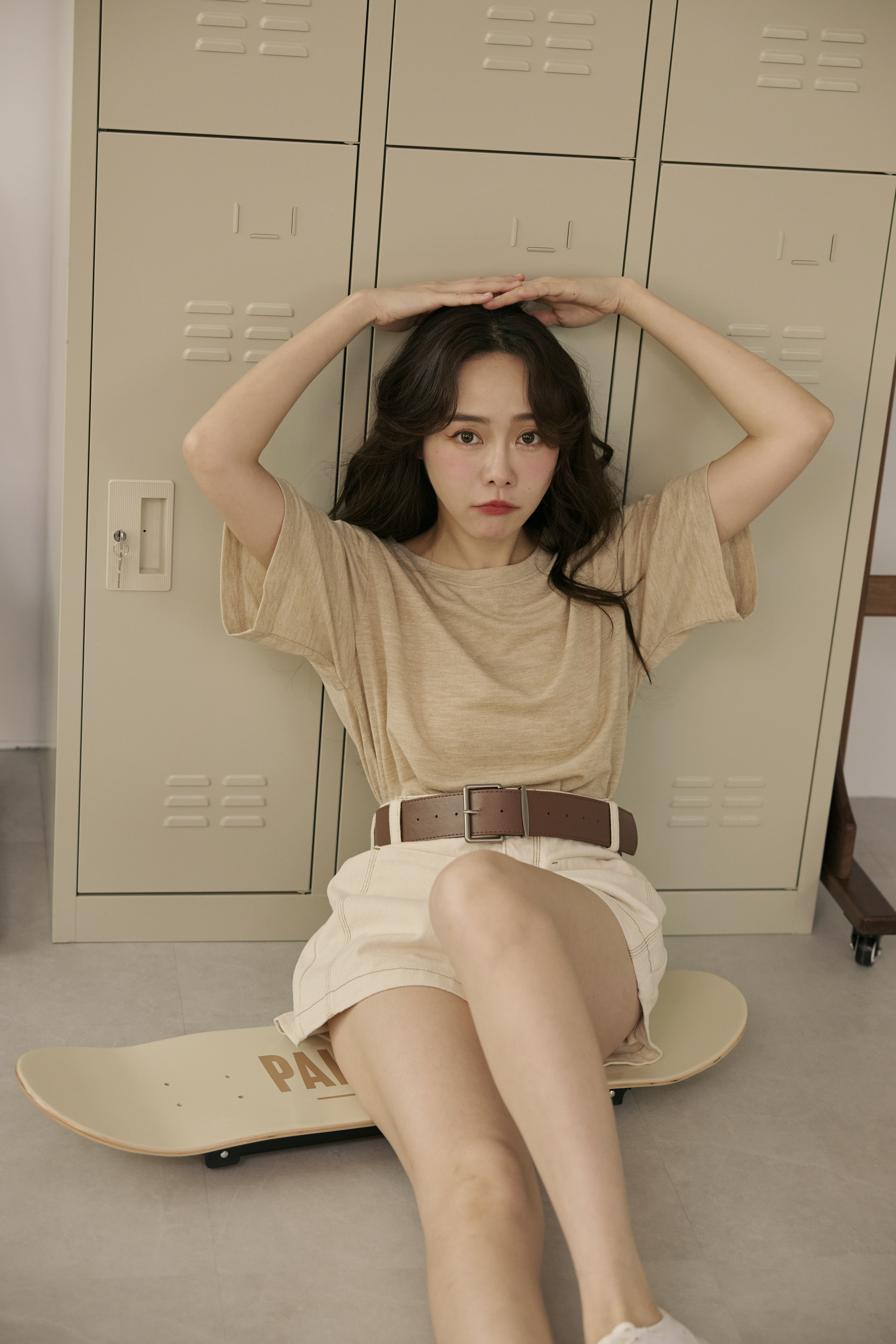 輕盈天絲夏日T-奶咖