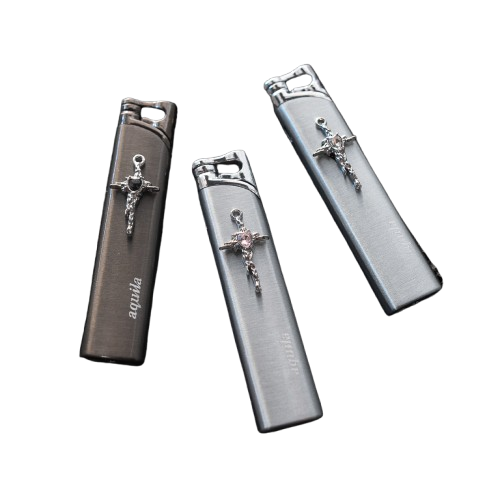 HK07 十字架鑲鑽打火機