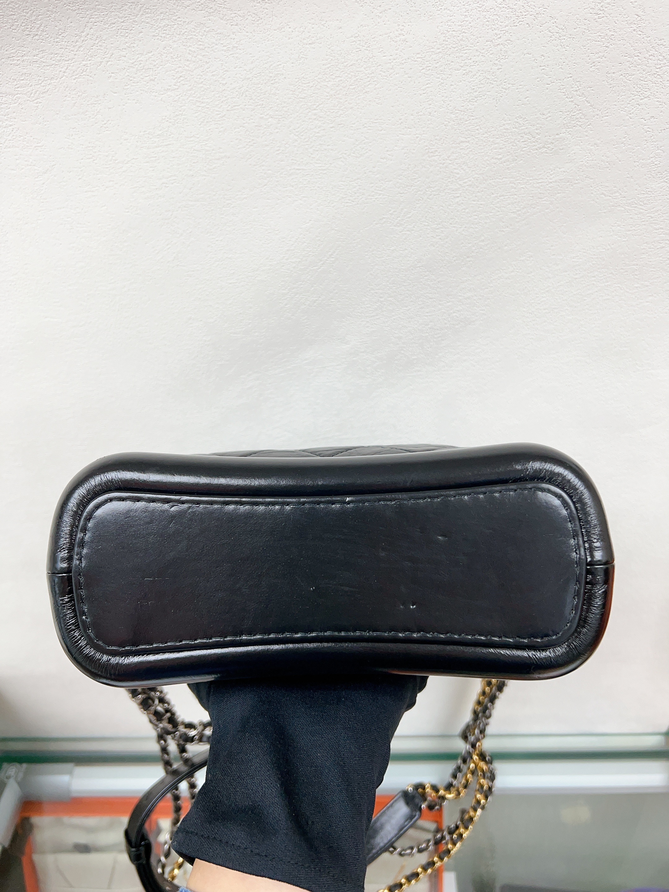 Chanel gabrielle hobo small black