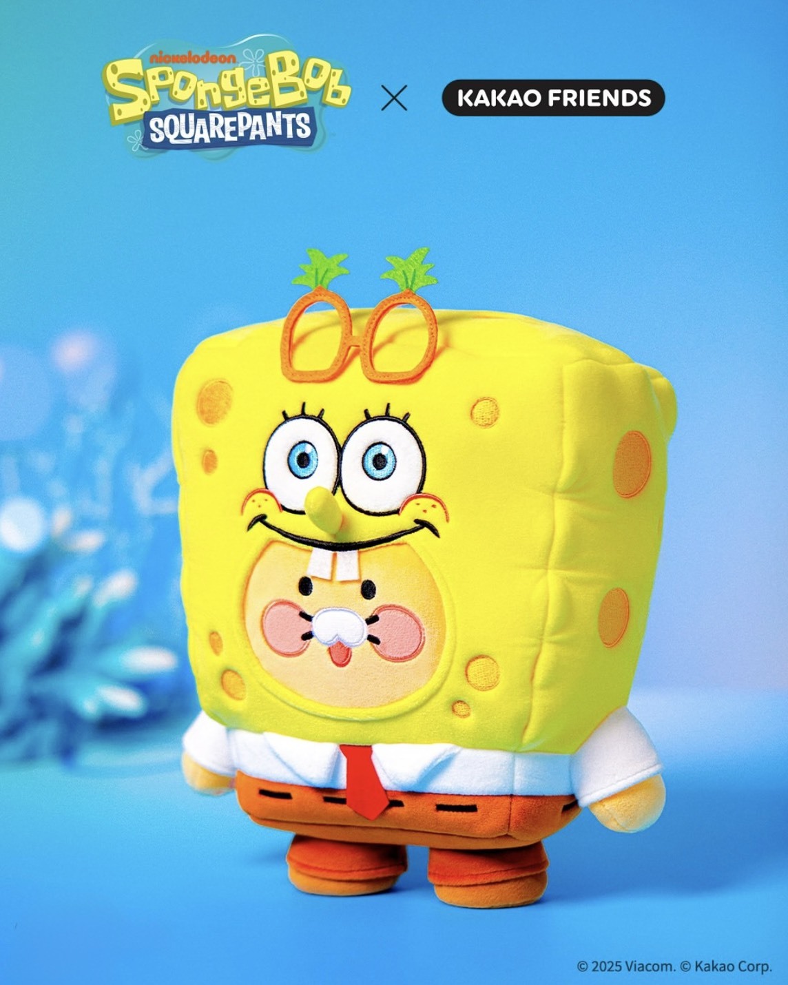 萊恩 春植 海綿寶寶 Kakao 鑰匙圈 玩偶 耳機殼 Kakao Friends 韓國 代購