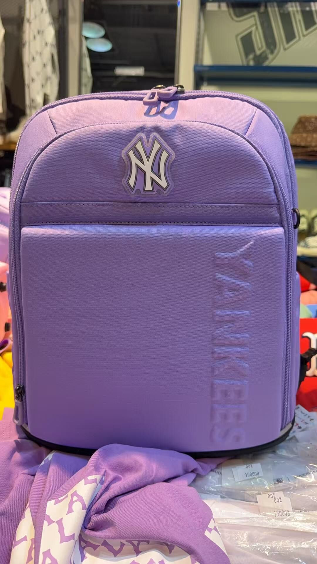【直播】MLB LL0625724 女仔款小童背包 (NY淺紫色)