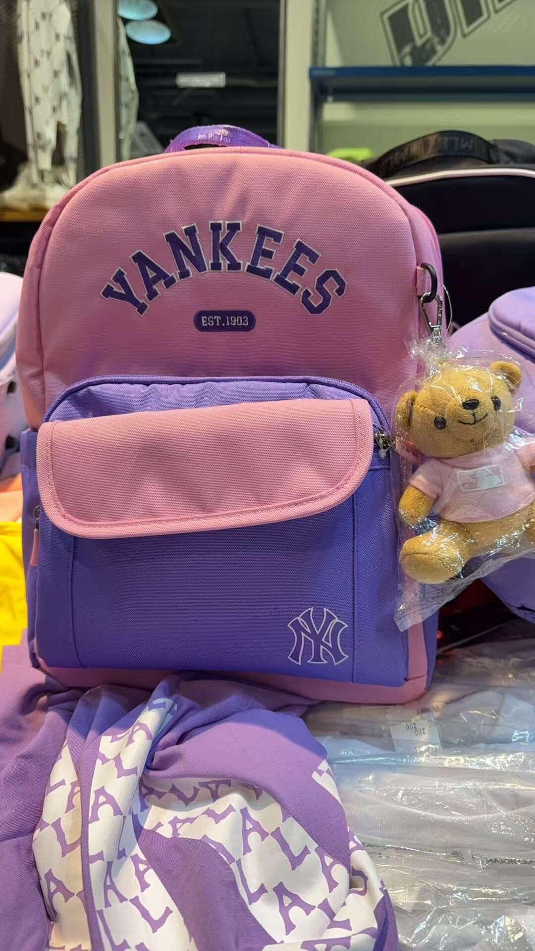 【直播】MLB LL0625726 女仔款小童背包 (YANKEES)