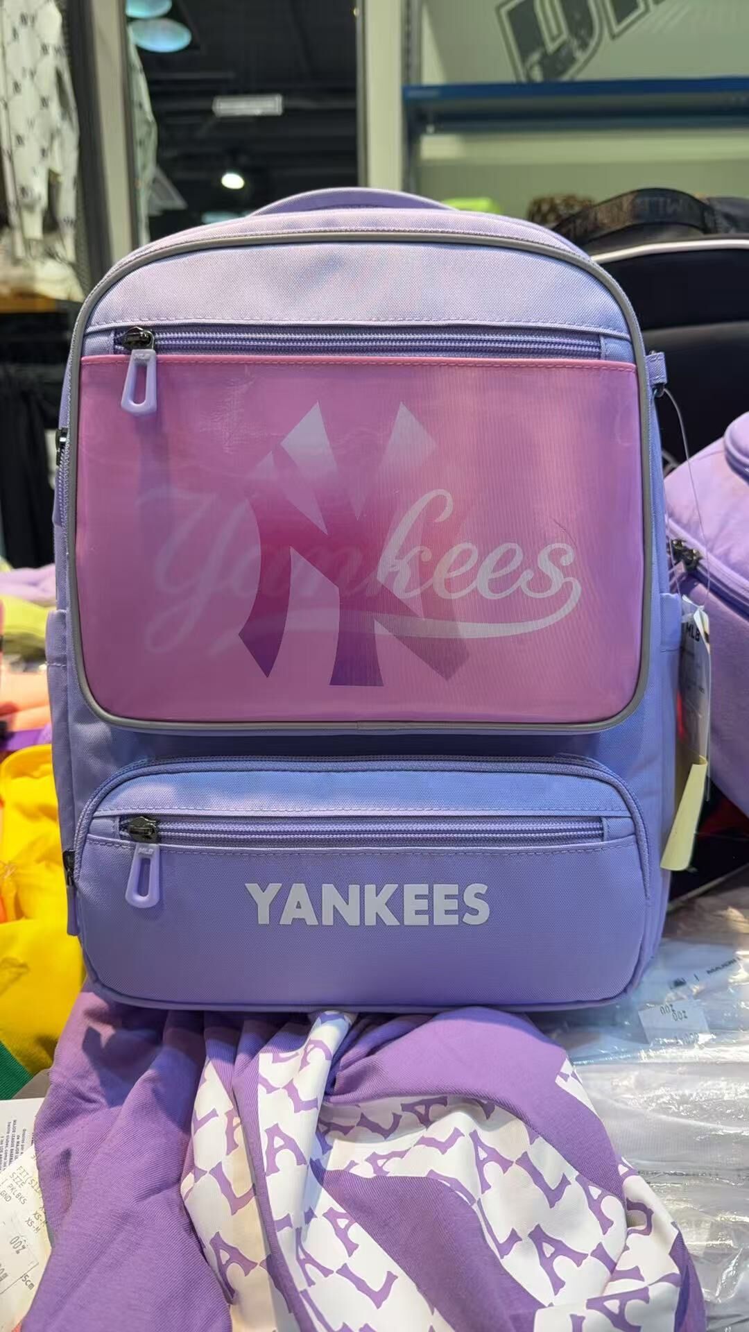 【直播】MLB LL0625727 女仔款小童背包 (NY LOGO)