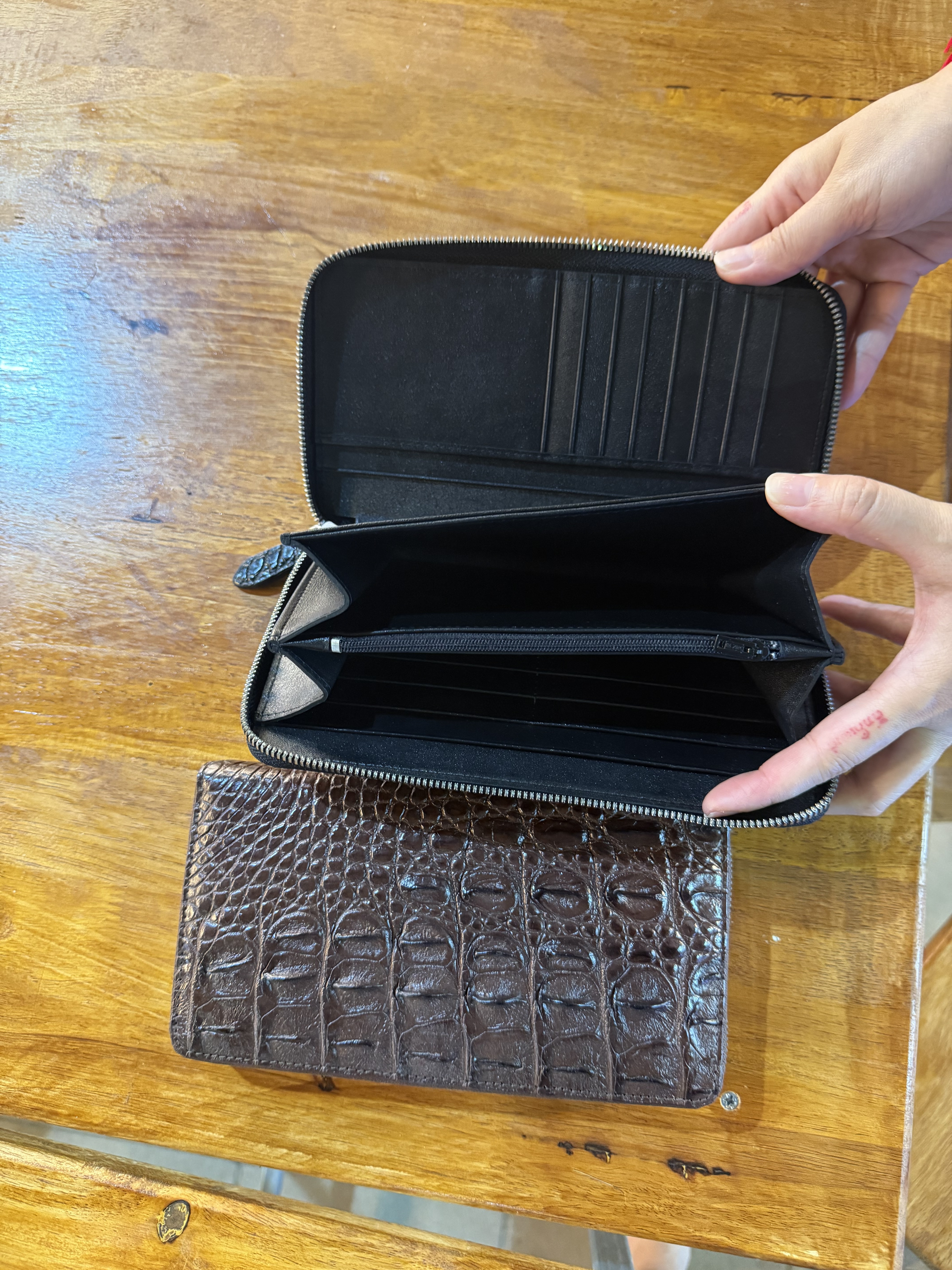 泰國 鱷魚皮散銀包（T6 T766）