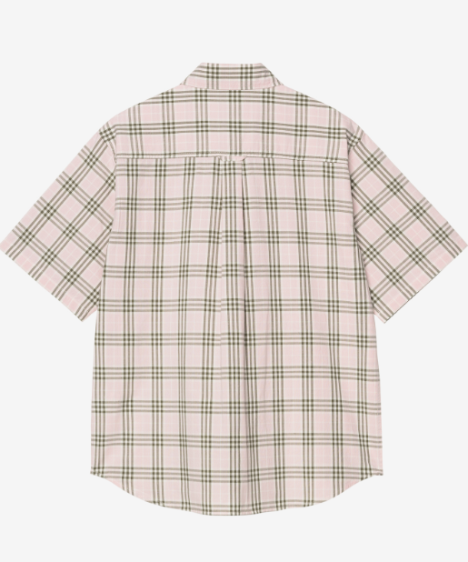 CarharttWip  S/S NIVEN 襯衫 NIVEN 格紋， 粉色   JUN25