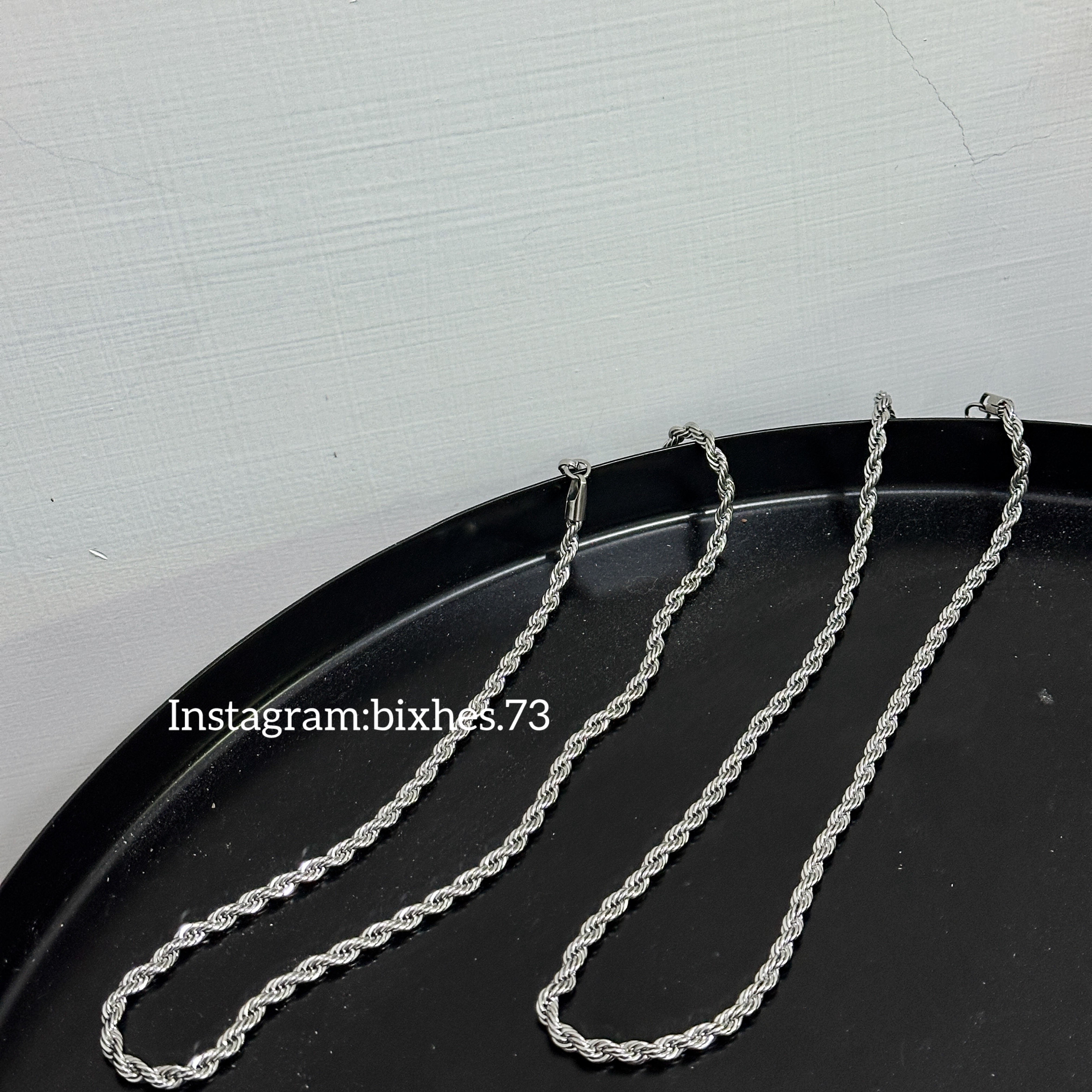 麻花鏈條項鍊(K00088)