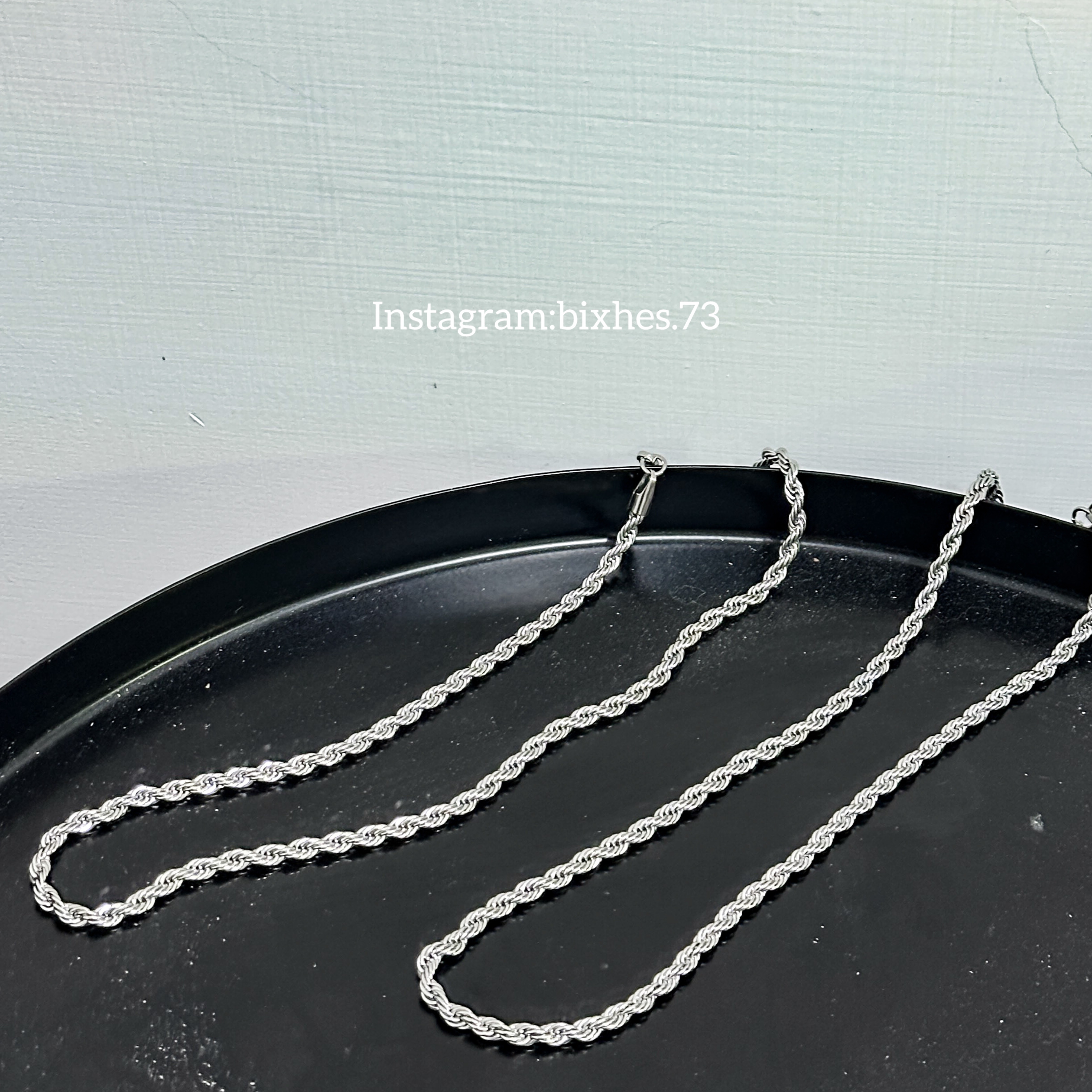 麻花鏈條項鍊(K00088)