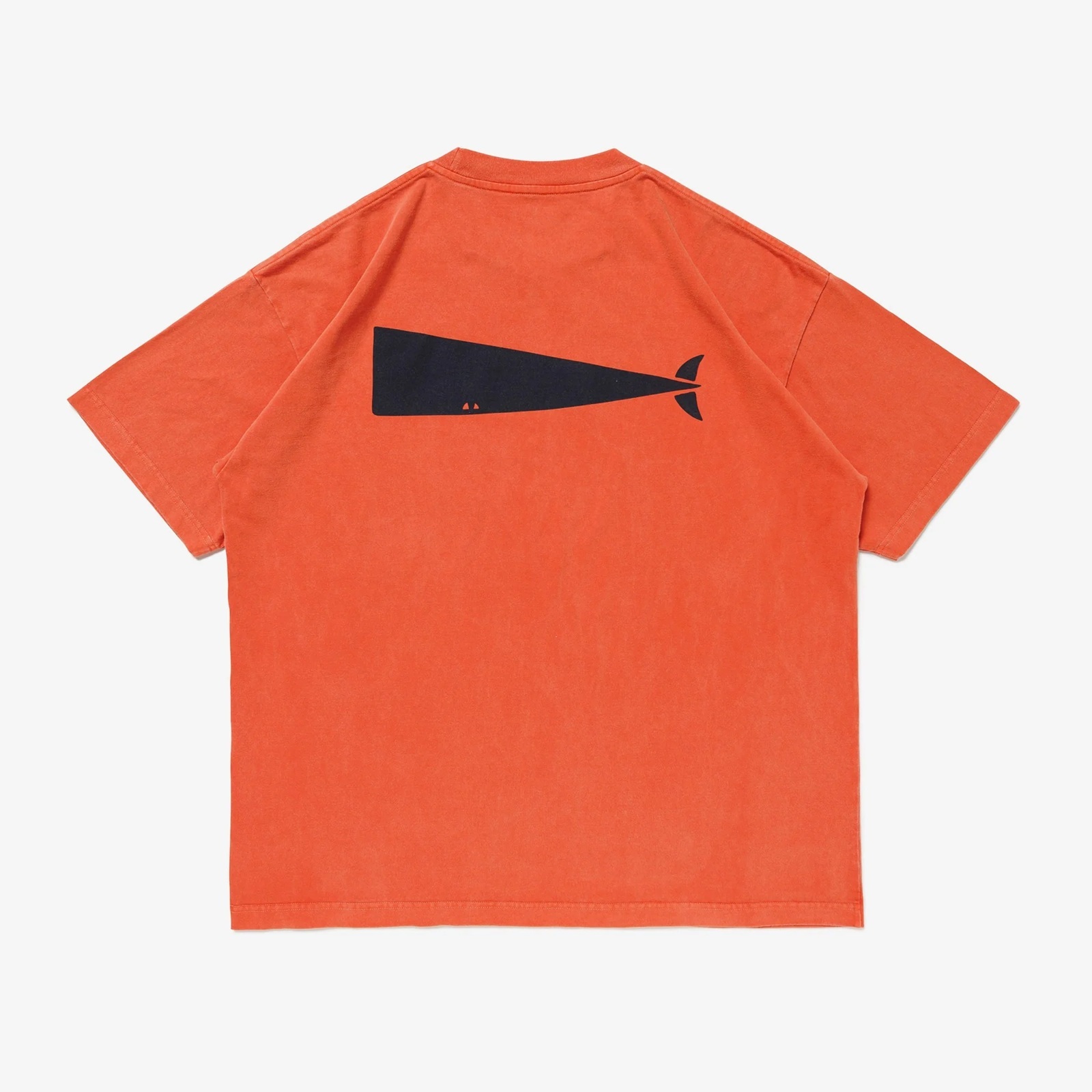 [現貨] DESCENDANT SS25 CACHALOT ORGANIC COTTON SS PIGMENT DYE | Navy / Orange