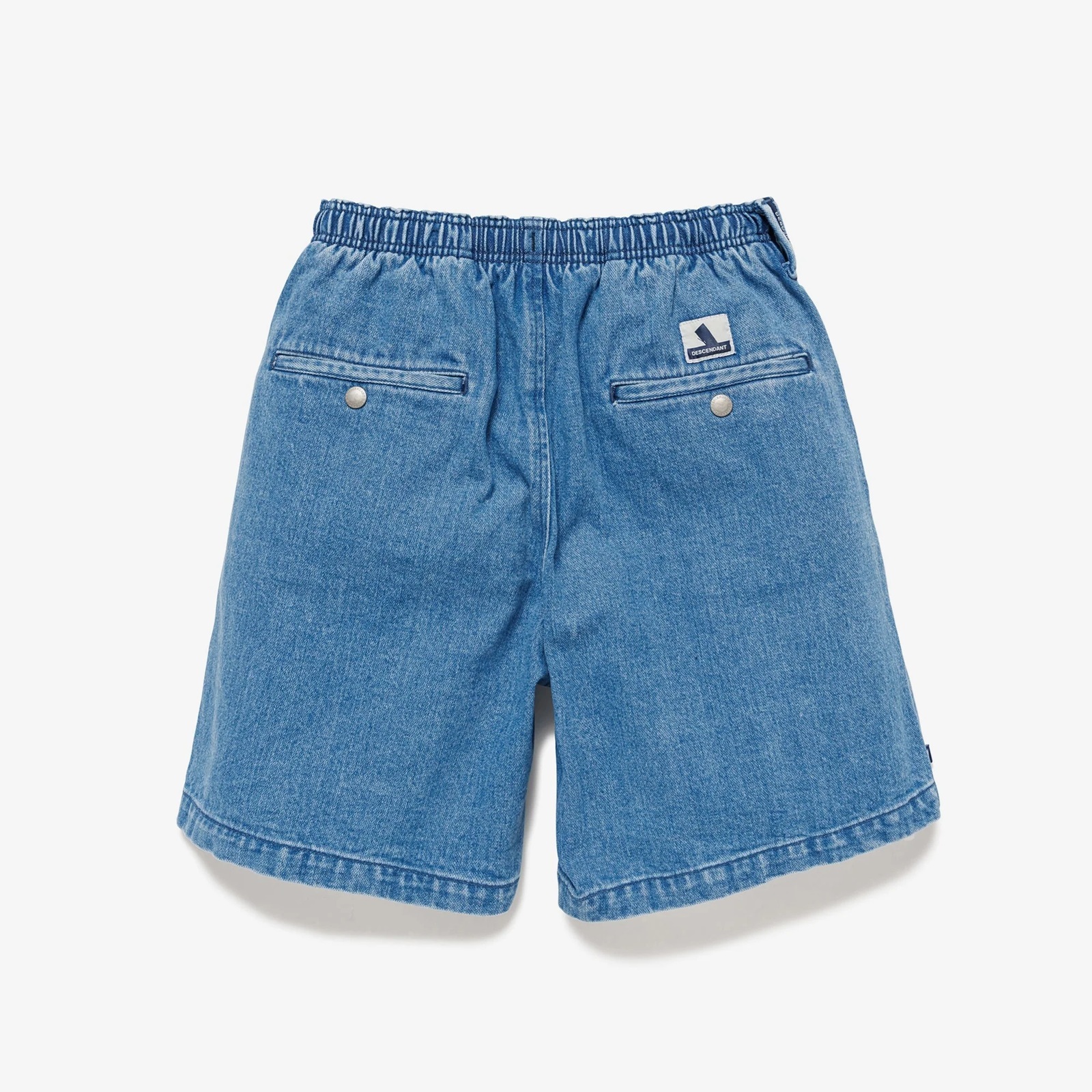 DESCENDANT SS25 SHORE DENIM BEACH SHORTS | Black / Indi