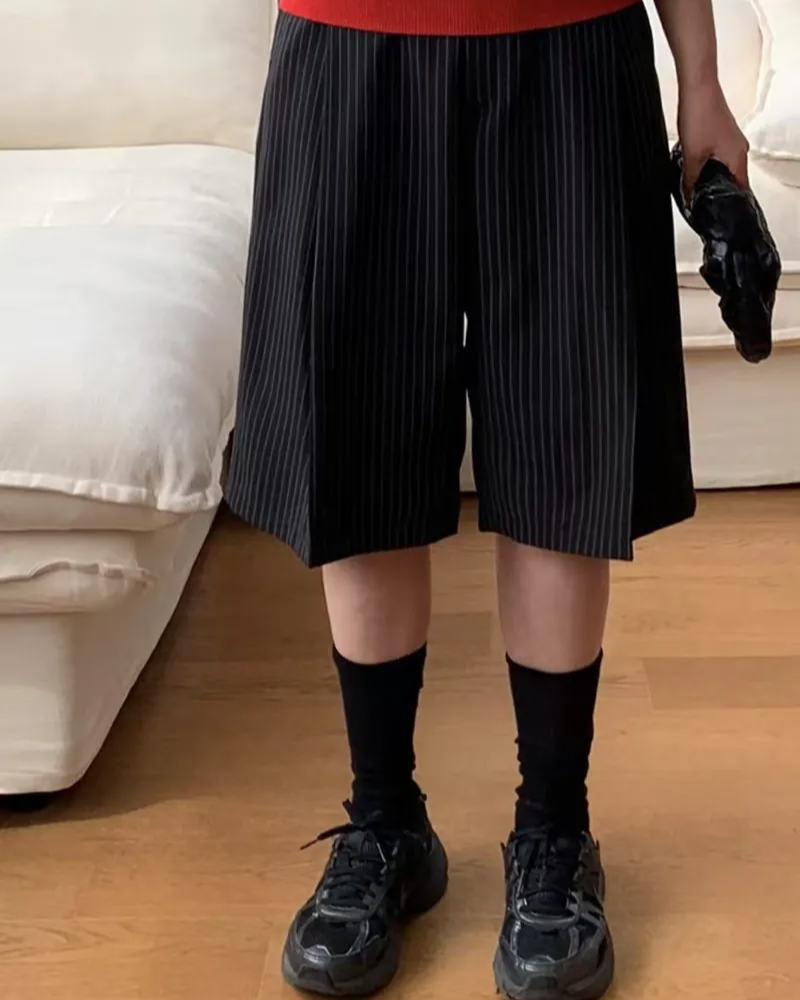 lauren條紋鑰匙圈百慕達短褲