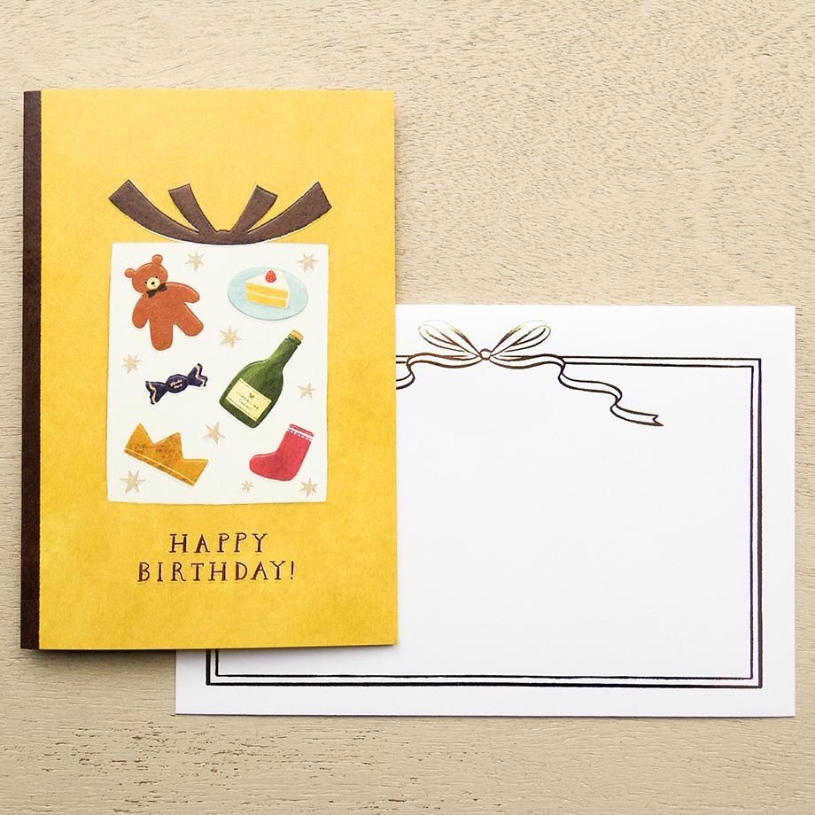 福岡麻里子:送出的禮物 生日卡片｜日本表現社