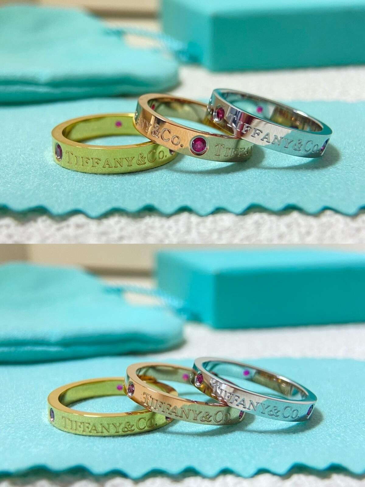 Tiffany & Co.｜三鑽永恆戒 情侶對戒系列