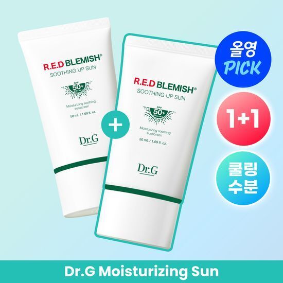 [ Dr.G ] Red Blemish Soothing Up Sun Duo Set