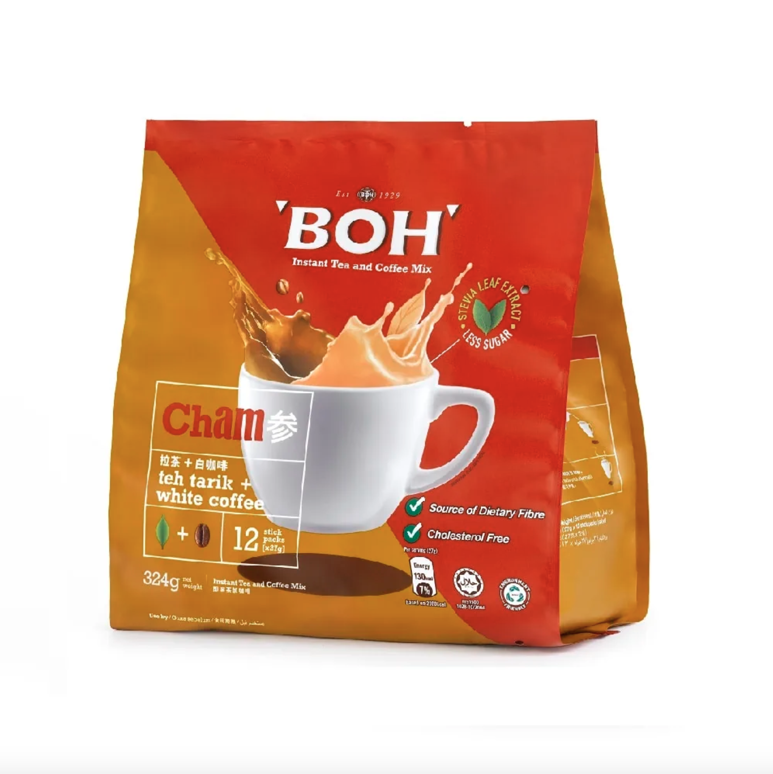 BOH Cham – Teh Tarik + White Coffee