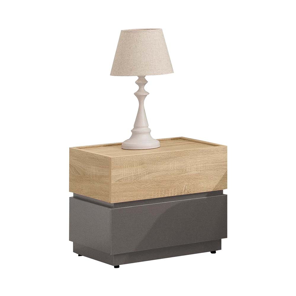 尼亞德1.7尺床頭櫃/二抽收納置物櫃