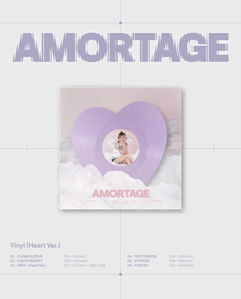 JISOO ~ AMORTAGE (PINK VERSION) (彩膠)