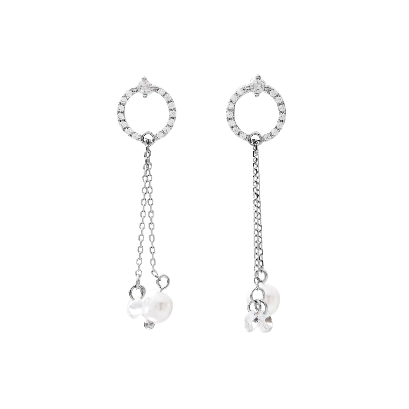 平價飾品,銀針,鋯石,珍珠,垂墜耳環